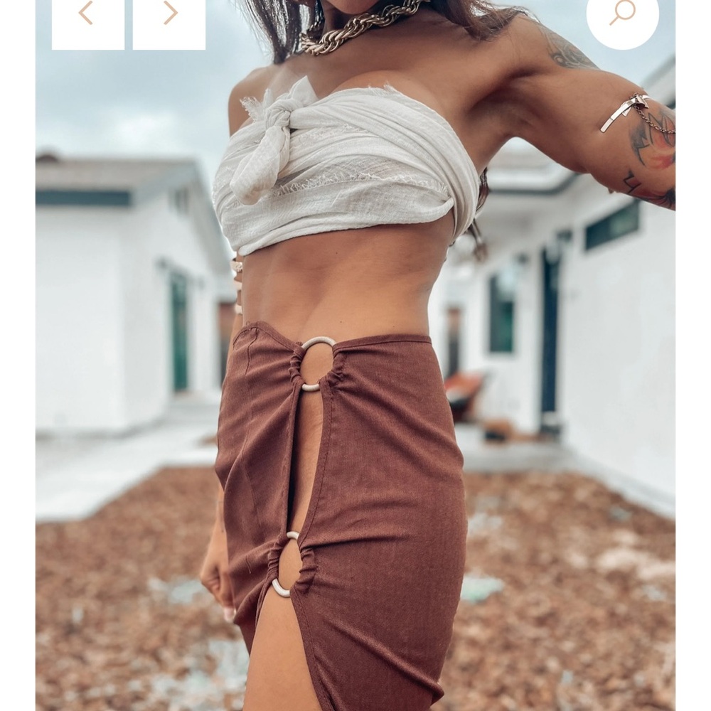 Brown Ring Skirt - Picture 10 of 14
